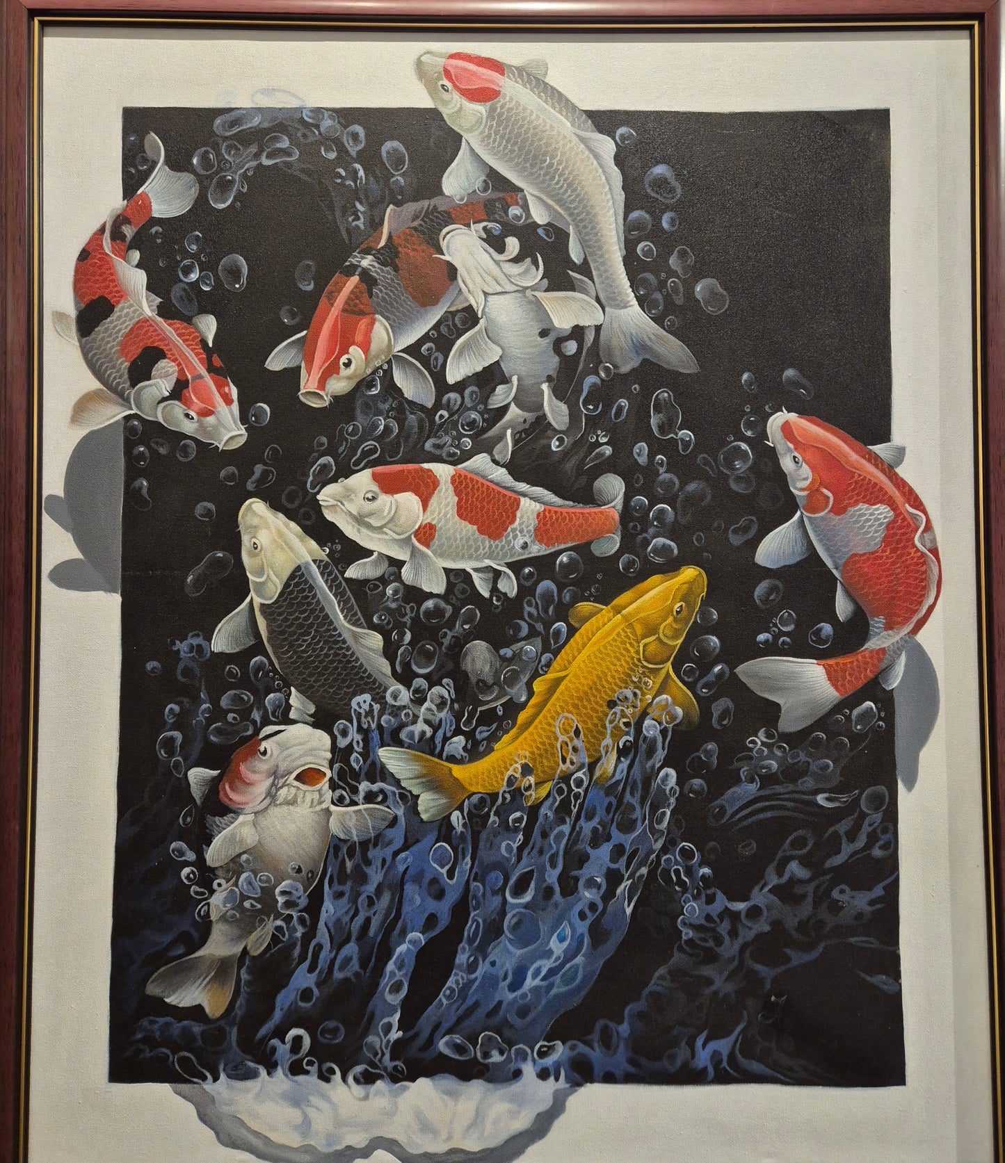Nine Koi In Symphony