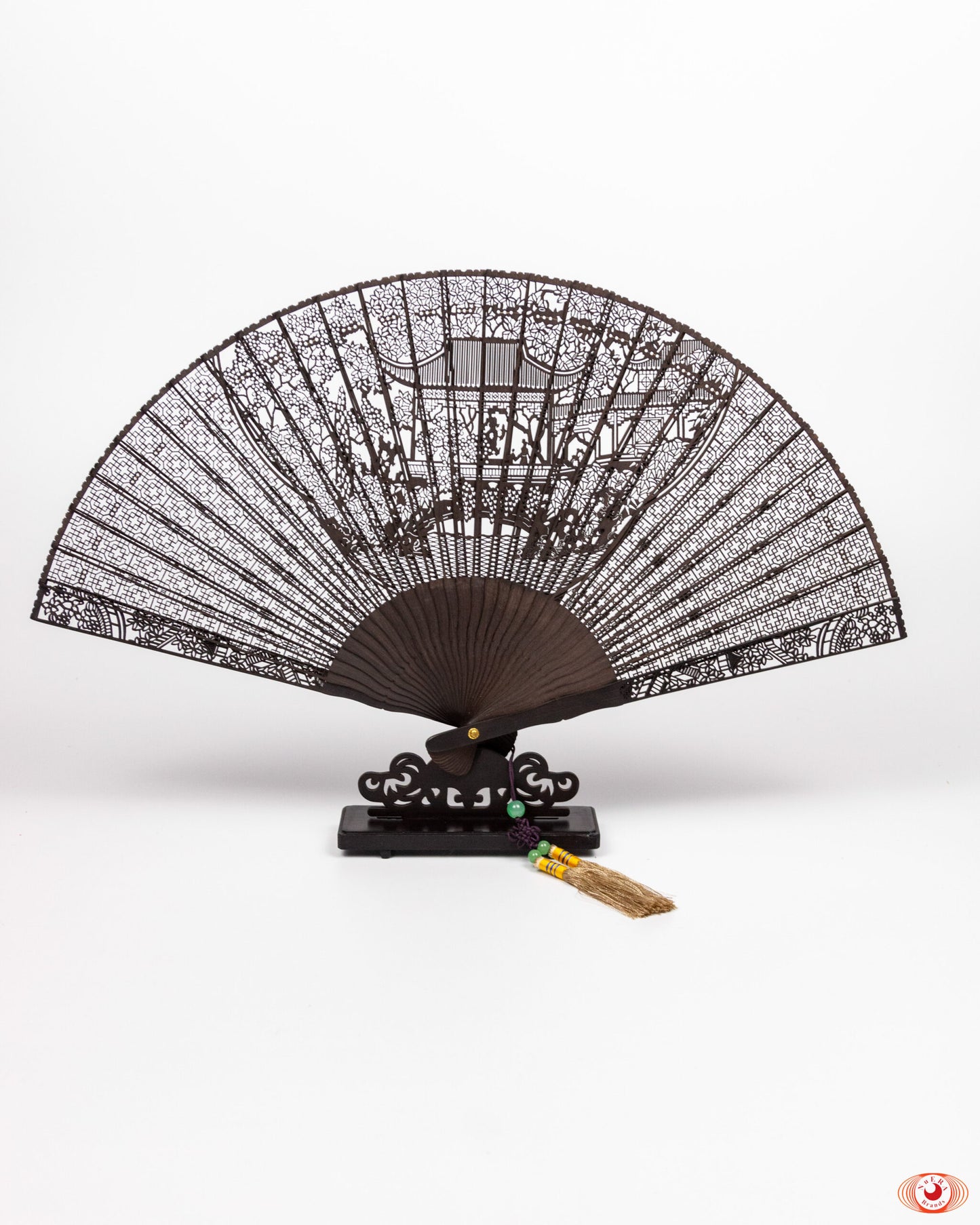 Ebony Fan - Flower Tea House